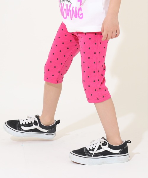 BABYDOLL（ベビードール）の「通販限定カラーあり ウルトラストレッチ6分丈ハーフパンツ [総柄] 6520K（その他パンツ・キッズ・ブラック系1/ブラック系その他/オレンジ/ピンク系その他7/ブラック×ホワイト/イエロー×グリーン/スカイブルー系1/チャコールグレー/ブラック系2/ストーン/ネイビー/ベビーピンク/バイオレット/ダークブラウン系/ホワイト/イエロー/ベージュ/オフホワイト/ホワイト系その他2/ホワイト系その他/ベージュ系その他/ゴールド・100cm/120cm/130cm/80ｃｍ/90cm/110cm/140cm/150cm）」の20枚目の写真