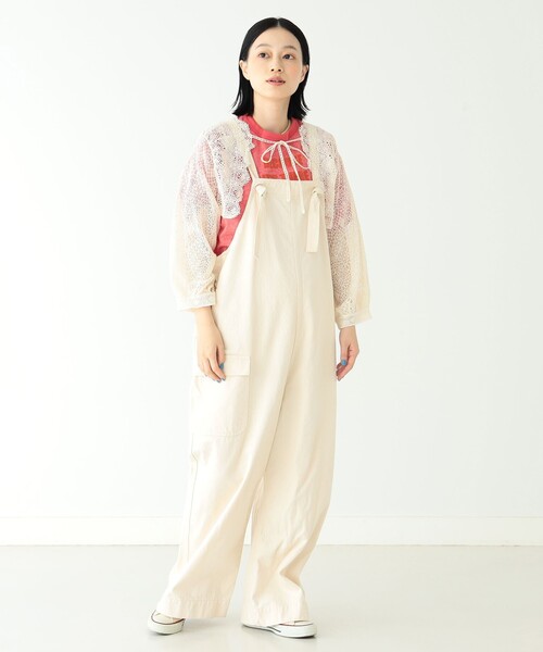 ビームスボーイ コットン リネン ギャザーボレロ ホワイト ボレロシリーズ！ぜひご予約ください♡｜ビームス ボーイ 原宿｜BEAMS