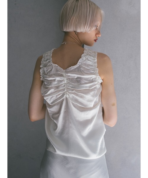 最終値下げ　sahara Gather Shirring Top sahara Gather Shirring Top