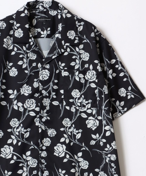 Lazar(ラザル)の「Oversize Drape Open Collar Shirt/オーバーサイズ ドレープ オープンカラー 半袖シャツ/アロハシャツ/無地/総柄/ストライプ/クレイジーパターン/クレリック(シャツ/ブラウス・メンズ・モカ/ブルー系その他/チャコール/ライトグレー/ホワイト/ベージュ系その他/ブラック系その他4/ライトグリーン/ホワイト系その他/ブラック系その他2/ブルー系その他2/ブルー系その他3/グレー系その他/ブラウン系その他/ブルーグレー/ライトブルー/ブラック/ブラウン系その他2/ターコイズブルー/ブラック系その他/ブラック系その他3/ブラック系その他5/ダークグリーン・M/L/LL)」の7枚目の写真