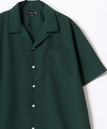 Oversize Drape Open Collar Shirt/オーバーサイズ ドレープ オープンカラー 半袖シャツ/アロハシャツ/無地/総柄/ストライプ/クレイジーパターン/クレリック