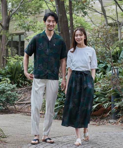 新品タグ付き　アドミラル　シャツ　バボラスカート　２点セット T/Rナイロン 切り替えタックスカート(ロング・マキシ丈スカート