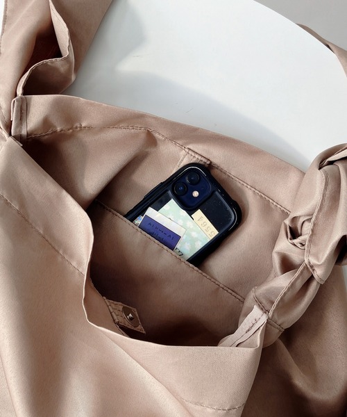 AS KNOW AS plus(アズノゥアズプラス)の「○ノットショルダーバッグ(ショルダーバッグ・レディース・アイボリー/ブラック/ピンク/ベージュ・FREE)」の7枚目の写真