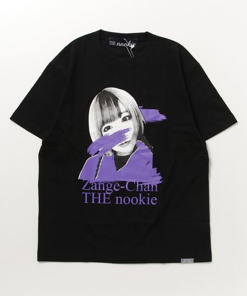 THE Nookie(ザヌーキー)の「『THE nookie PR』ZANGECHAN S/S TEE(Tシャツ/カットソー・レディース・ブラック/ホワイト・LARGE/MEDIUM)」の1枚目の写真