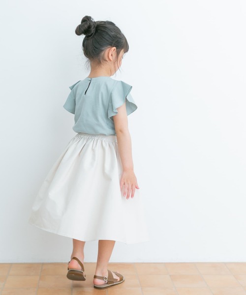 URBAN RESEARCH DOORS(アーバンリサーチドアーズ)の「フレアノースリーブプルオーバー(KIDS)(Tシャツ/カットソー・キッズ・オフホワイト/ミント・105/120/135)」の14枚目の写真