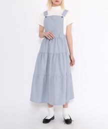 PUNYUS | 2WAYサロペットティアードワンピース(ワンピース)