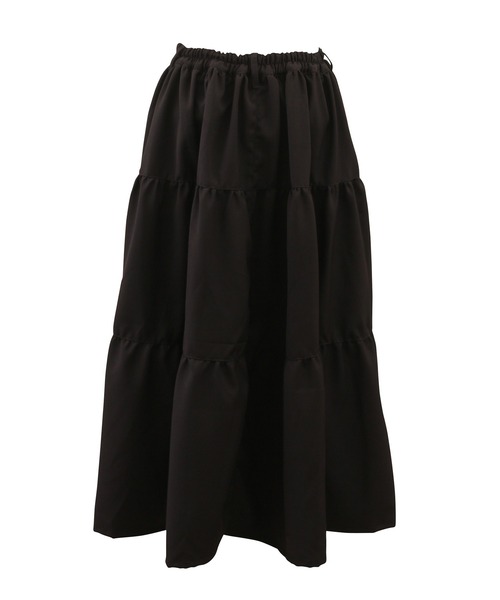 PUNYUS（プニュズ）の「2WAYサロペットティアードワンピース（ワンピース・レディース・ブラック/サックスブルー/アイボリー・3/4/1/2）」の22枚目の写真