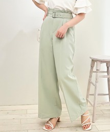 INGNI | シルバーバックル共ベルト付ワイド/パンツ(スラックス)
