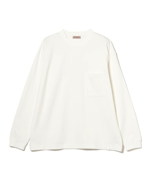 BEAMS LIGHTS(ビームスライツ)の「BEAMS LIGHTS / エクストラ ヘビーウェイト ロングスリーブ Tシャツ(Tシャツ/カットソー・メンズ・ホワイト/ブラウン/ライトブルー・SMALL/MEDIUM/LARGE)」の6枚目の写真