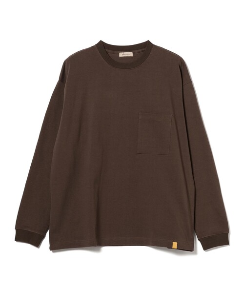 BEAMS LIGHTS(ビームスライツ)の「BEAMS LIGHTS / エクストラ ヘビーウェイト ロングスリーブ Tシャツ(Tシャツ/カットソー・メンズ・ホワイト/ブラウン/ライトブルー・SMALL/MEDIUM/LARGE)」の12枚目の写真