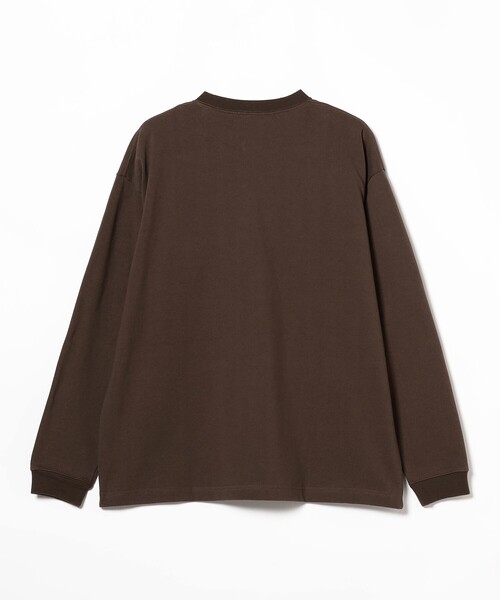 BEAMS LIGHTS(ビームスライツ)の「BEAMS LIGHTS / エクストラ ヘビーウェイト ロングスリーブ Tシャツ(Tシャツ/カットソー・メンズ・ホワイト/ブラウン/ライトブルー・SMALL/MEDIUM/LARGE)」の13枚目の写真