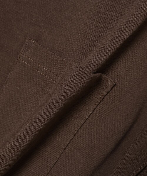 BEAMS LIGHTS(ビームスライツ)の「BEAMS LIGHTS / エクストラ ヘビーウェイト ロングスリーブ Tシャツ(Tシャツ/カットソー・メンズ・ホワイト/ブラウン/ライトブルー・SMALL/MEDIUM/LARGE)」の14枚目の写真