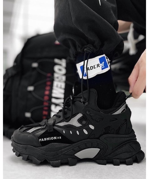 Burner（バーナー）の「【OKUOKU Recommend Select】　ワンカラー厚底ダッドスニーカー　oku-shoes-689306185531-55 M（スニーカー・レディース・ブラック/ホワイト系その他/ベージュ/ホワイト・40/41/42/39/43）」の22枚目の写真