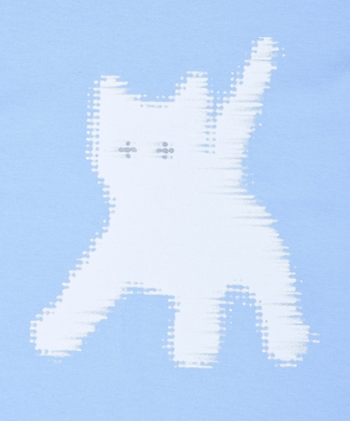 Tシャツ・カットソー AEAE FLASHED CATS EYE CROP TSHIRTS Skyblue A231WTS02SB AEAE] FLASHED CATS EYE CROP T-SHIRTS [Skyblue] 正規品 韓国