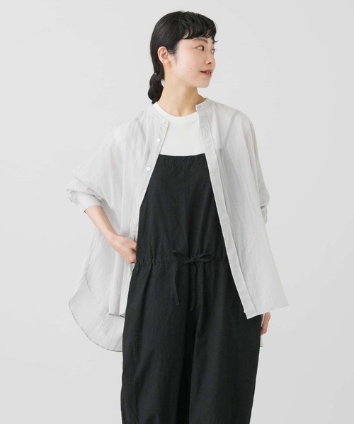 ブラウス シャツ バックタックワイドシャツ レディース かぐれ（カグレ）の「バックタックワイドシャツ（シャツ