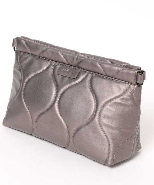 LEPSIM（レプシィム）の「キルティングクラッチ　906318（クラッチバッグ・レディース・ブラック/シルバー/ガンメタ/ブルー系その他・ONE SIZE）」の4枚目の写真