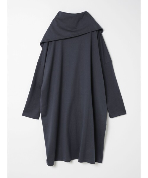 mizuiroind(ミズイロインド)の「mizuiro ind ワイドカラーワンピース(ワンピース・レディース・ブラック/チャコールグレー/オフホワイト・FREE)」の19枚目の写真