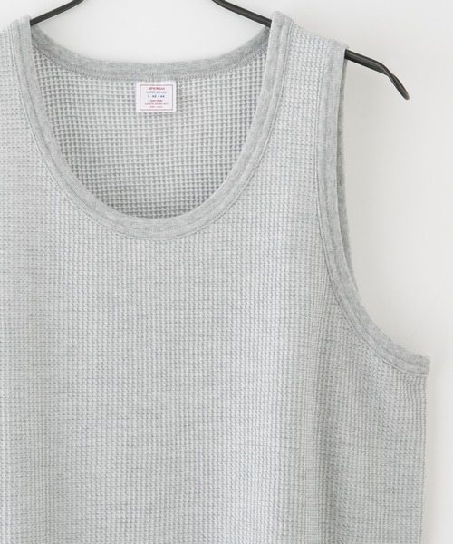 JEMORGAN（ジェーイーモーガン）の「【JEMORGAN/ジェーイーモーガン】ワッフルタンクトップ（タンクトップ・メンズ・ネイビー/杢グレー/ホワイト/カーキ/アイボリー/ブラック・X-LARGE/MEDIUM/LARGE）」の17枚目の写真