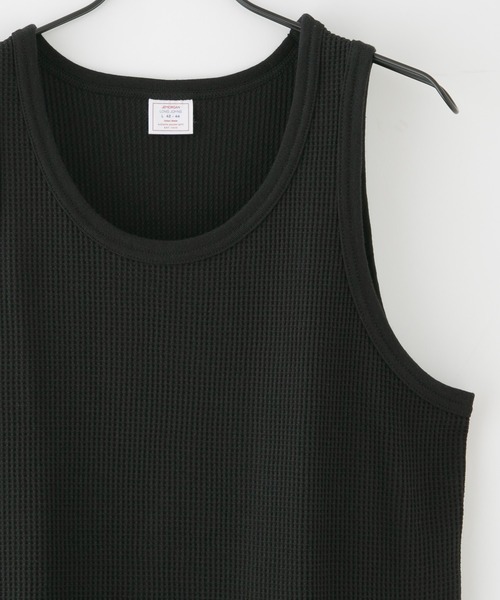 JEMORGAN（ジェーイーモーガン）の「【JEMORGAN/ジェーイーモーガン】ワッフルタンクトップ（タンクトップ・メンズ・ネイビー/杢グレー/ホワイト/カーキ/アイボリー/ブラック・X-LARGE/MEDIUM/LARGE）」の13枚目の写真