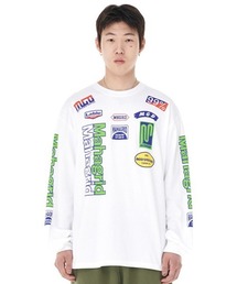 『mahagrid/マハグリッド』RACING LS TEE/レーシング 長袖Tシャツ