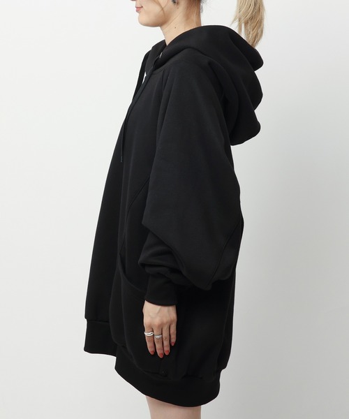 SPIRALGIRL(スパイラルガール)の「バックロゴドルマンパーカーワンピース(パーカー・レディース・ライトグレー/ピンク/ブラック・FREE)」の21枚目の写真