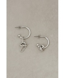 AZUL by moussy | ツイストメタルボールフープピアス(ピアス（両耳用）)