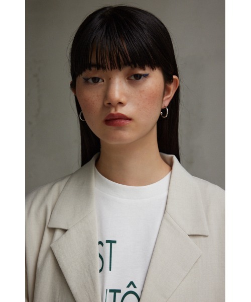 AZUL by moussy(アズールバイマウジー)の「ツイストメタルボールフープピアス(ピアス(両耳用)・レディース・シルバー/ゴールド系その他・FREE)」の13枚目の写真