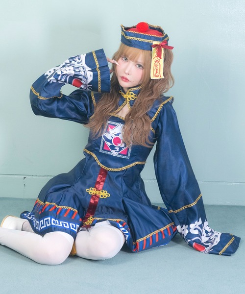 セール】コスプレ チャイナ かわいい キョンシー Aライン キャラクター