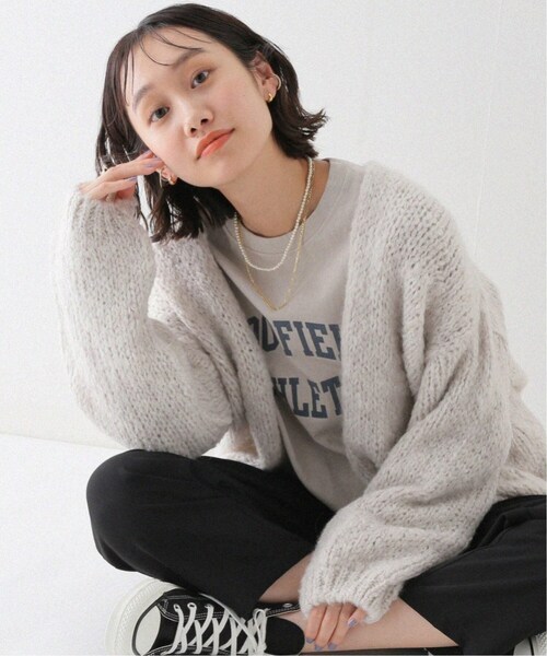 JOURNAL STANDARD relume（ジャーナルスタンダード　レリューム）の「《WEB限定追加3》RELUMEガラスパールネックレス40CM（ネックレス・レディース・ホワイト・FREE）」の5枚目の写真