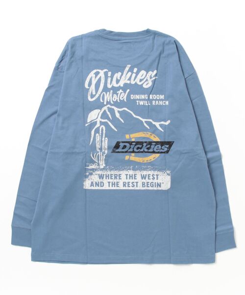 Dickies（ディッキーズ）の「[大きいサイズ] Dickies ディッキーズ グラフィック長袖Tシャツ キングサイズ（Tシャツ/カットソー・メンズ・チャコール/ホワイト/ブルー/ブラック・4L/3L）」の7枚目の写真