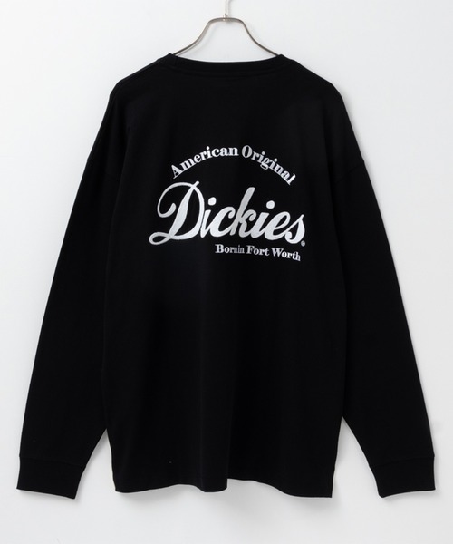 Dickies（ディッキーズ）の「[大きいサイズ] Dickies ディッキーズ グラフィック長袖Tシャツ キングサイズ（Tシャツ/カットソー・メンズ・チャコール/ホワイト/ブルー/ブラック・4L/3L）」の3枚目の写真