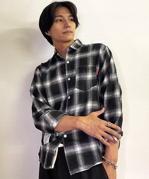 lacquer&C. レギュラーカラーシャツ size15H-39 日本製 SEN TOKYO（セントーキョー）の「大人のチェック柄。レギュラー