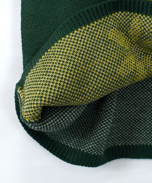 オーバーサイズ ボリューム袖 デイジー柄 襟付きカーディガン/レディース メンズ（カーディガン/ボレロ）｜Starting Over（スターティングオーバー）