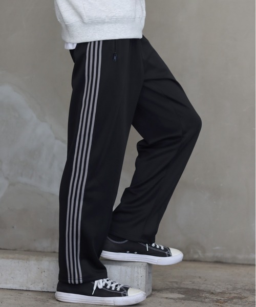 SITRY(シトリー)の「line Jersey pants/ライン ジャージ パンツ/トラックパンツ(その他パンツ・メンズ・ネイビー/ブラック/グリーン/グレー・L/M/LL)」の17枚目の写真