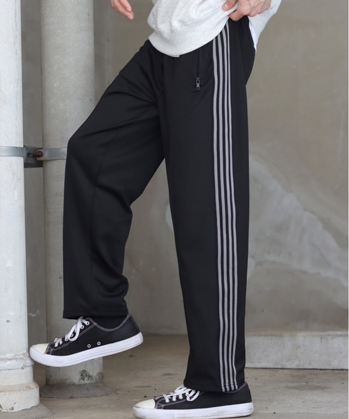 SITRY(シトリー)の「line Jersey pants/ライン ジャージ パンツ/トラックパンツ(その他パンツ・メンズ・ネイビー/ブラック/グリーン/グレー・L/M/LL)」の16枚目の写真