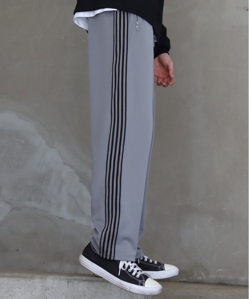 SITRY(シトリー)の「line Jersey pants/ライン ジャージ パンツ/トラックパンツ(その他パンツ・メンズ・ネイビー/ブラック/グリーン/グレー・L/M/LL)」の18枚目の写真