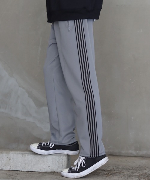 SITRY(シトリー)の「line Jersey pants/ライン ジャージ パンツ/トラックパンツ(その他パンツ・メンズ・ネイビー/ブラック/グリーン/グレー・L/M/LL)」の20枚目の写真