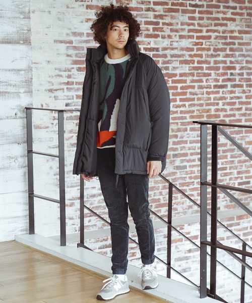 BAYFLOW(ベイフロー)の「アートパターンプルオーバー(ニット/セーター・メンズ・ブラウン/ネイビー/オフホワイト・MEDIUM/LARGE)」の4枚目の写真
