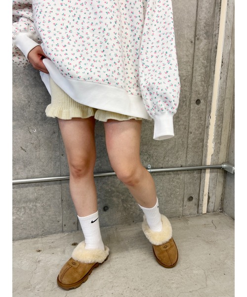 PHILLY（フィリー）の「【PHILLY】フリルニットパンツ（その他パンツ・レディース・アイボリー/グレー・FREE）」の3枚目の写真