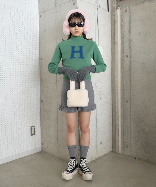 PHILLY（フィリー）の「【PHILLY】フリルニットパンツ（その他パンツ・レディース・アイボリー/グレー・FREE）」の16枚目の写真