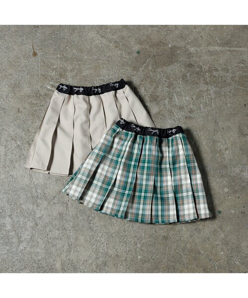 algy(アルジー)の「【sasyaコラボ】プリーツスカート(スカート・キッズ・ベージュ/チェック・XX-SMALL/MEDIUM/SMALL/X-SMALL)」の6枚目の写真
