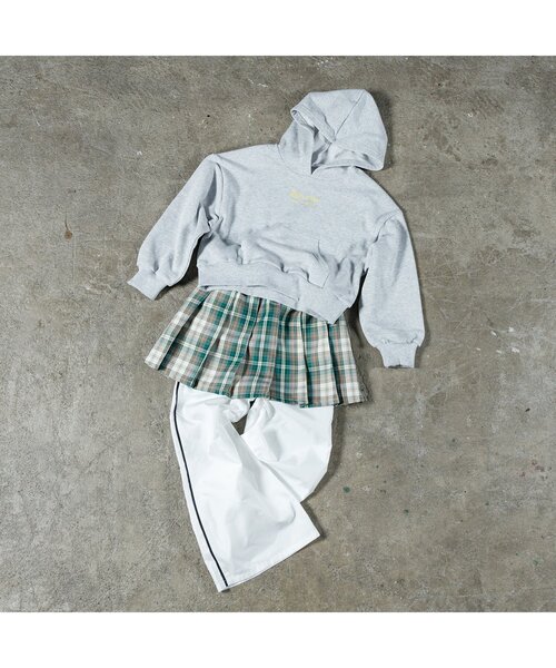 algy(アルジー)の「【sasyaコラボ】プリーツスカート(スカート・キッズ・ベージュ/チェック・XX-SMALL/MEDIUM/SMALL/X-SMALL)」の7枚目の写真