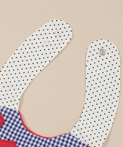 baby cheer（ベイビーチアー）の「いちごスタイ（スタイ/よだれかけ・キッズ・レッド・FREE）」の4枚目の写真