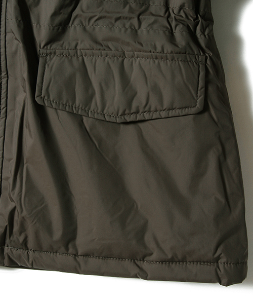 K-WAY(ケイウェイ)の「K・WAY / MANFIELD THERMO PLUS(M65型ダウンジャケット)(ブルゾン・メンズ・ダークブラウン/ネイビー・L/M/S)」の12枚目の写真