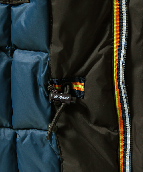K-WAY(ケイウェイ)の「K・WAY / MANFIELD THERMO PLUS(M65型ダウンジャケット)(ブルゾン・メンズ・ダークブラウン/ネイビー・L/M/S)」の13枚目の写真