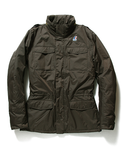 K-WAY(ケイウェイ)の「K・WAY / MANFIELD THERMO PLUS(M65型ダウンジャケット)(ブルゾン・メンズ・ダークブラウン/ネイビー・L/M/S)」の10枚目の写真