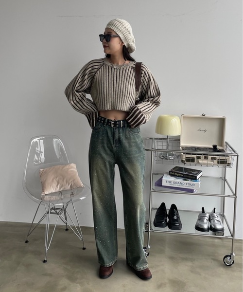 SHAGGIE（シャギー）の「ベルト付きワンハンドルバッグ（ハンドバッグ・レディース・ブラウン/ブラック/ナチュラル・FREE）」の11枚目の写真