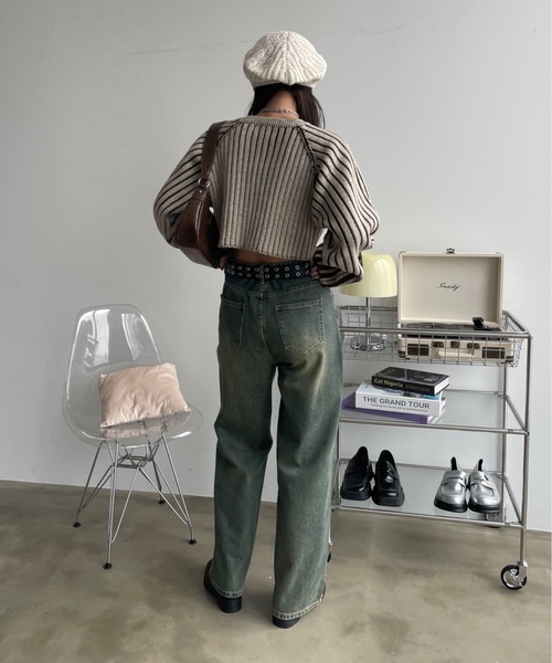 SHAGGIE（シャギー）の「ベルト付きワンハンドルバッグ（ハンドバッグ・レディース・ブラウン/ブラック/ナチュラル・FREE）」の12枚目の写真