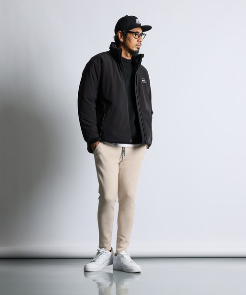 The DUFFER of ST.GEORGE（ザダファーオブセントジョージ）の「〔BLACK LABEL〕PRIMALOFT "URBAN GEAR" PUFFER JACKET：プリマロフト ストレッチナイロン パファージャケット（ダウンジャケット/コート・メンズ・ブラック・SMALL/MEDIUM/LARGE/X-LARGE）」の4枚目の写真