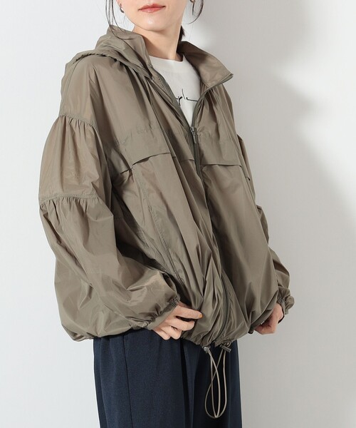 BEAMS HEART（ビームスハート）の「【UVカット・撥水加工】BEAMS HEART / UV パッカブル ナイロンブルゾン（ブルゾン・レディース・ネイビー/オリーブ・FREE）」の10枚目の写真